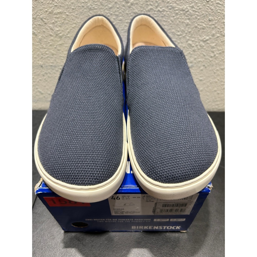 Birkenstock Oswego Textile Suede Midnight Blue 46 EU 13 US Mens